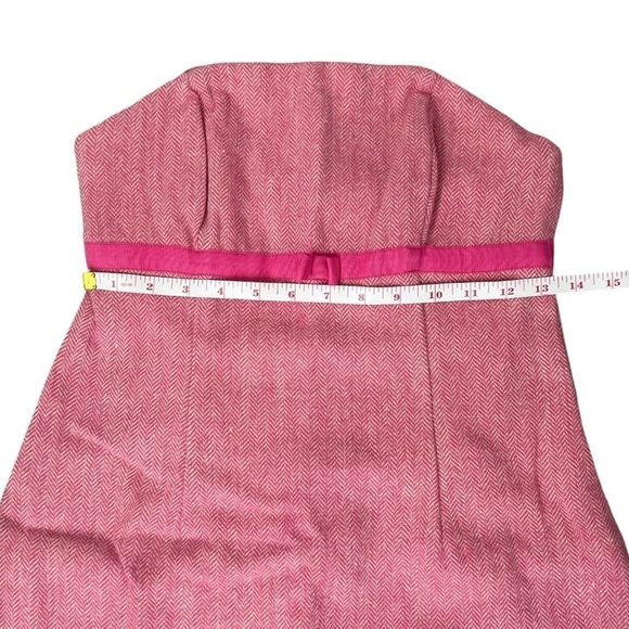 Wool Lilly Pulitzer Pink Strapless Dress - Size 6 - Picture 11 of 11